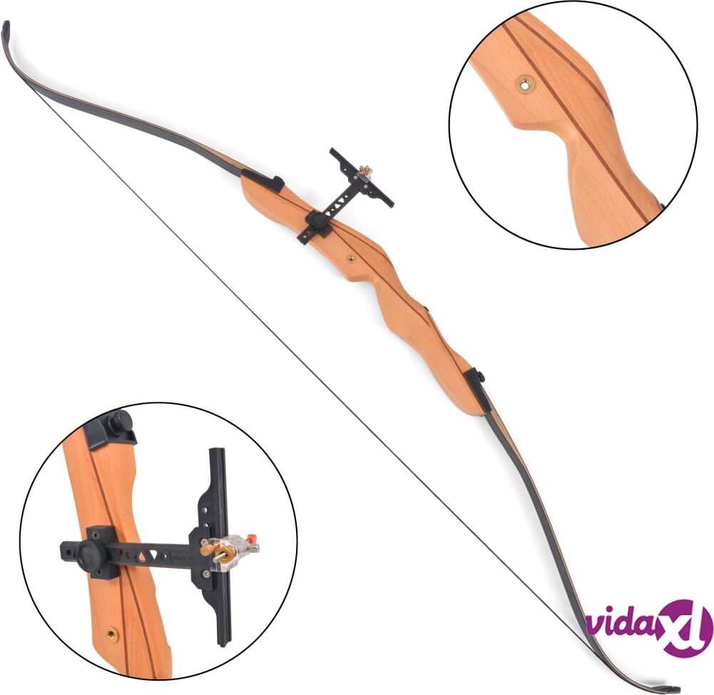 vidaXL Adult Recurve Bow 68" 30 lb