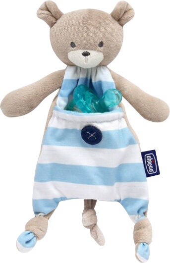 Chicco Attache-sucette Doudou Pocket Friend Bleu