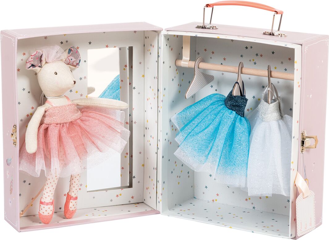 MOULIN ROTY Valise souris danseuse Il était une fois 711331