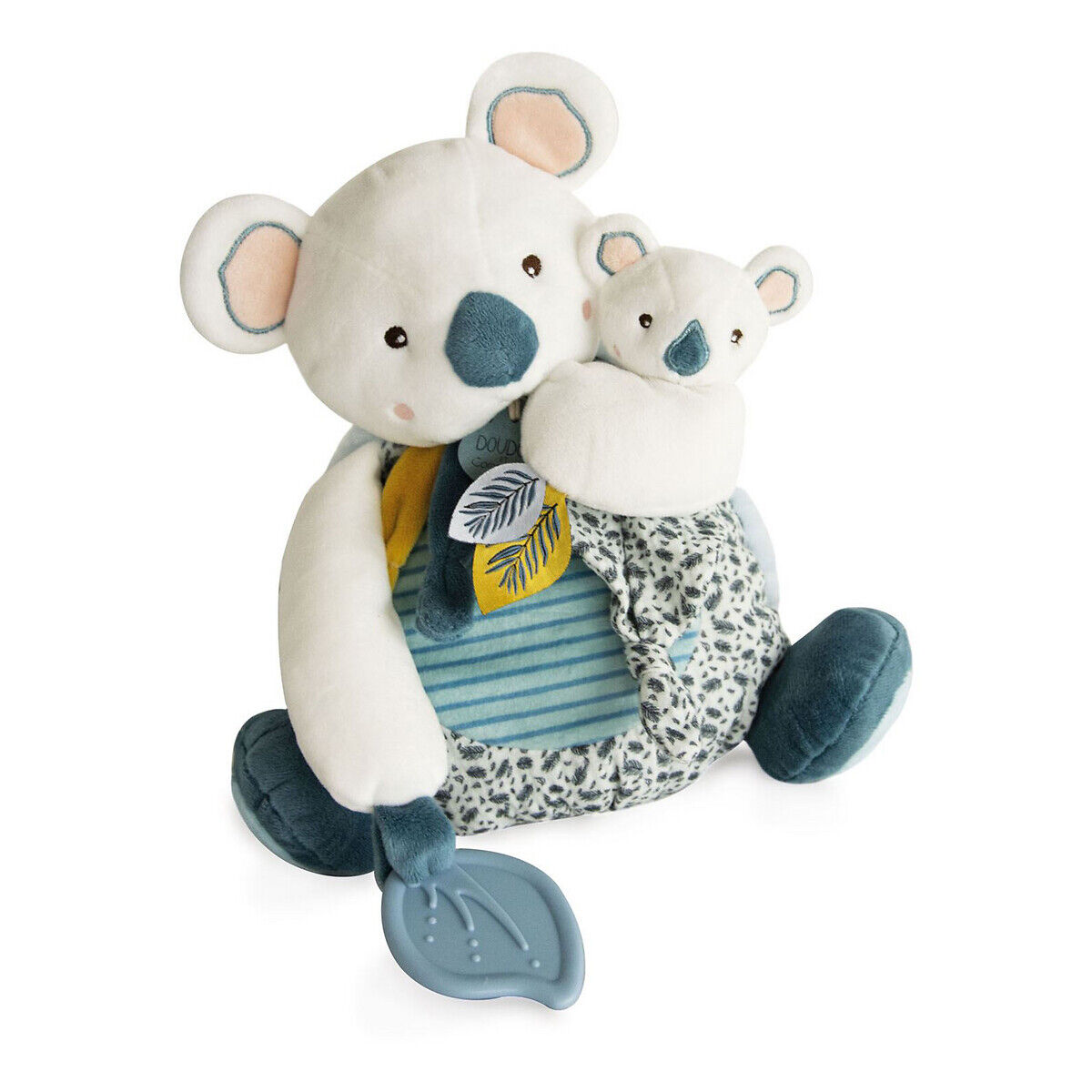 DOUDOU ET COMPAGNIE Peluche koala 25 cm bébé et anneau de dentition