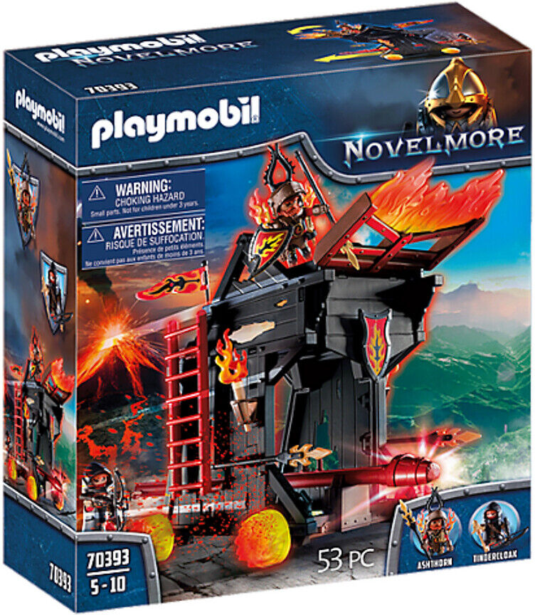 PLAYMOBIL Tour d'attaque mobile des Burnham Raiders