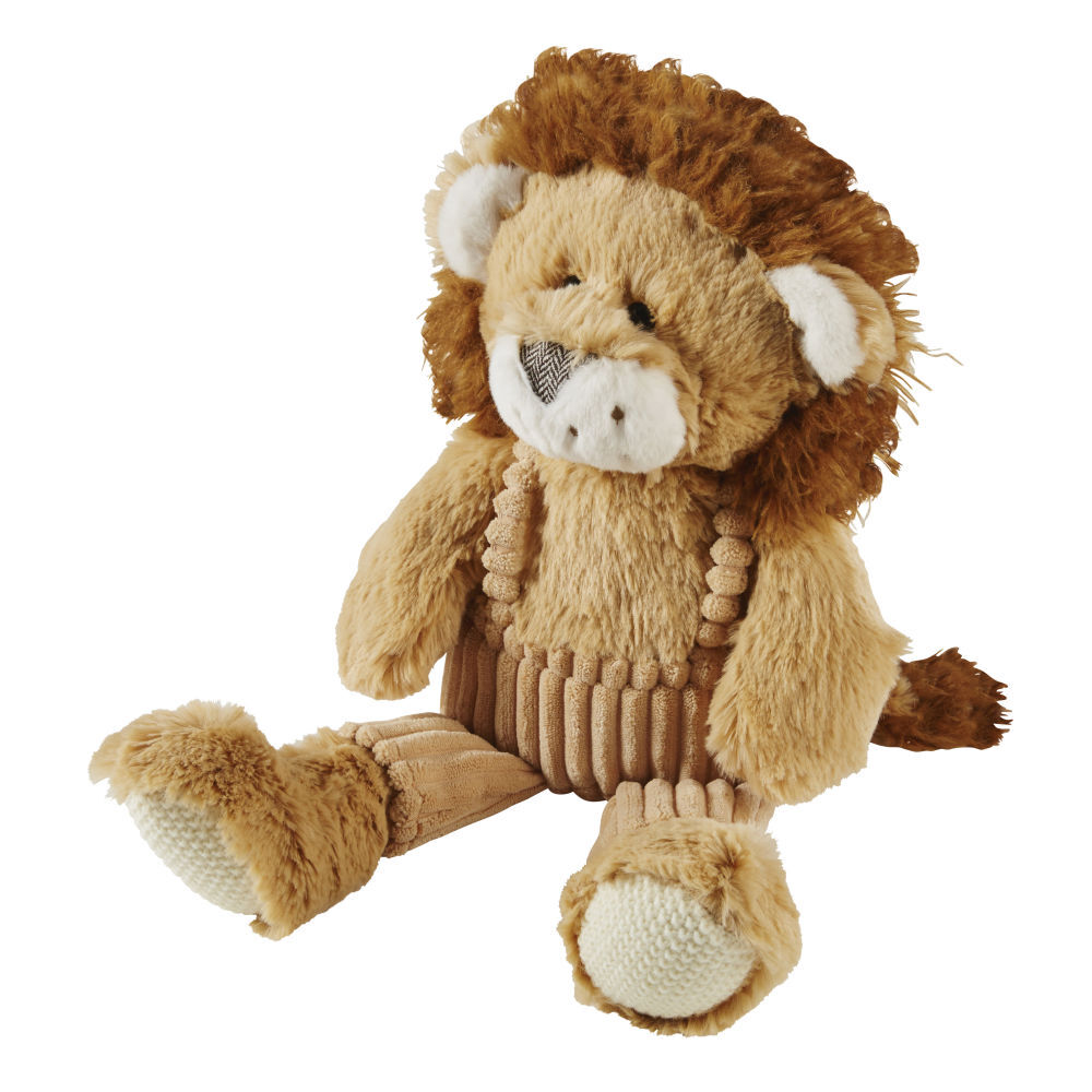 Maisons du Monde Peluche lion marron et beige