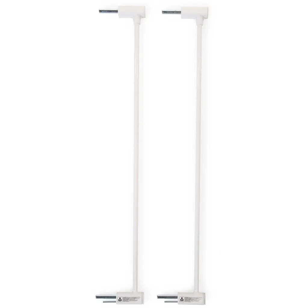 CHILDHOME Extensions barrière de sécurité Eltra 2 pcs 7 cm Métal Blanc