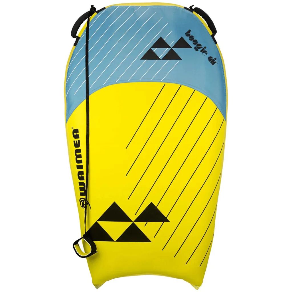 Waimea Bodyboard gonflable Boogie Air PVC Jaune et bleu