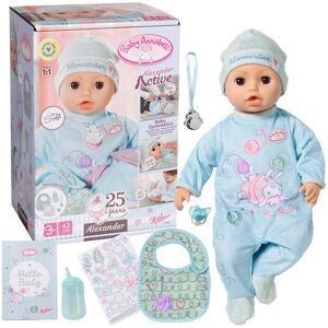 Baby Annabell Babypuppe »Interactive Alexander 43 cm« rosa