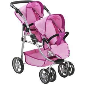 Knorrtoys® Puppen-Zwillingsbuggy »Buggy Big Twin, UMA. Das Einhorn« UMA. Das Einhorn/Rosa