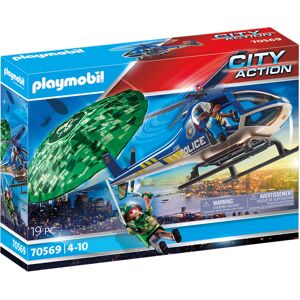 Playmobil Konstruktions-Spielset »Polizei-Hubschrauber:... bunt