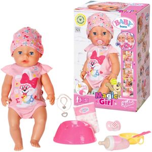 Baby Born Babypuppe »Magic Girl, 43 cm«, (Set, 13 tlg.), mit 10 lebensechten... bunt