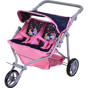 Knorrtoys® Puppen-Zwillingsbuggy »Duo - Magic Unicorn« Magic Unicorn