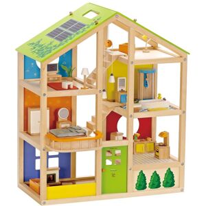 Hape Puppenhaus »Vierjahreszeiten«, inkl. Puppenmöbel bunt