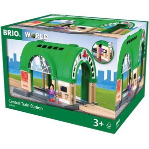 Brio Spielzeugeisenbahn-Gebäude »Hauptbahnhof mit Ticketautomat« grün