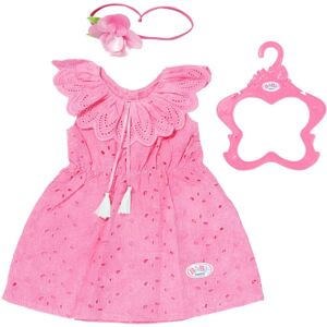Baby Born Puppenkleidung »Trendy Blumenkleid, 43 cm«, mit Kleiderbügel rosa