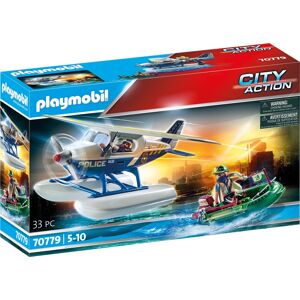 Playmobil Konstruktions-Spielset »Polizei-Wasserflugzeug:... bunt