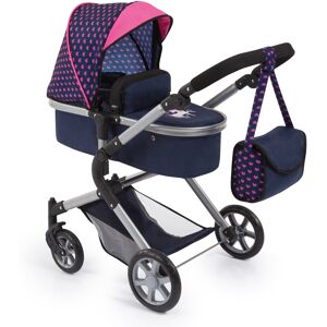 Bayer Kombi-Puppenwagen »City Neo, Blau/Pink« Blau/Pink