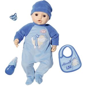 Baby Annabell Babypuppe »Alexander, 43 cm«, interaktiv mit Schlafaugen blau