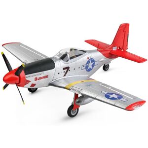 Amewi RC-Flugzeug »AMXflight P51 560 mm 4-Kanal, Gyro, RTF« Rot, silberfarben