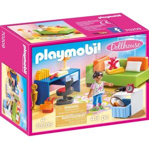 Playmobil Konstruktions-Spielset »Jugendzimmer (70209), Dollhouse«, (43... bunt
