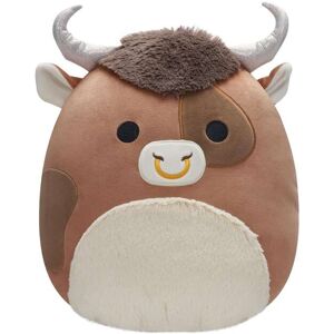 Squishmallow Plüschfigur »Shep Stier 30 cm« Braun, weiss