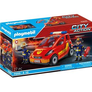 Playmobil Konstruktions-Spielset »Feuerwehr Kleinwagen (71035),... bunt