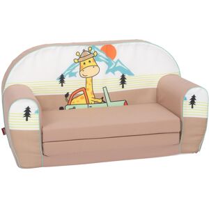 Knorrtoys® Kindersofa »Giraffe on tou« Hellbraun, Mehrfarbig