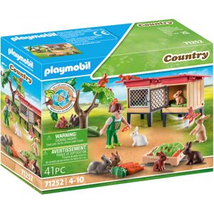 Playmobil Konstruktions-Spielset »Kaninchenstall (71252), Country«,... bunt