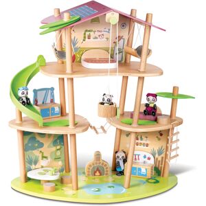 Hape Puppenhaus »Green Planet Explorer,Das Bambushaus der Pandas«, FSC®-... bunt