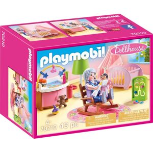 Playmobil Konstruktions-Spielset »Babyzimmer (70210), Dollhouse«, (43 St.),... bunt