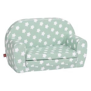 Knorrtoys® Kindersessel »Kindersofa Green white stars« hellgrün Größe