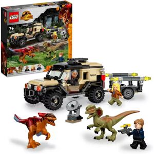 Lego - 76951 Pyroraptor & Dilophosaurus Transport, Multicolor