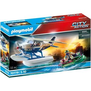 Playmobil - 70779 Polizei-Wasserflugzeug: Schmuggler-Verfolgung, Multicolor