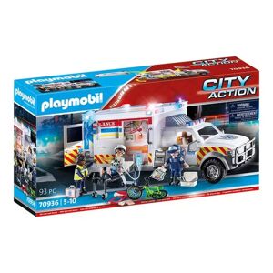 Playmobil - 70936 Rettungs-Fahrzeug: Us Ambulance, Multicolor
