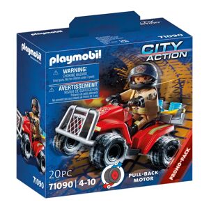 Playmobil - 71090 Feuerwehr-Speed Quad, Multicolor