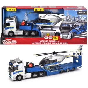 Majorette - Volvo Truck + Airbus Polizei-Hubschrauber, Multicolor