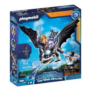 Playmobil - 71081 Dragons: The Nine Realms Thunder & Tom, Multicolor