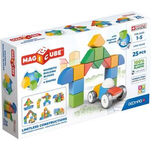 Geomag - Magnetic Building Blocks Little World 25 Teile, Multicolor