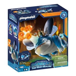 Playmobil - 71082 Dragons: The Nine Realms Plowhorn & D'Angelo, Multicolor