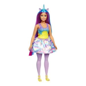 Barbie - Dreamtopia Einhorn-Puppe Im Regenbogen-Look, Multicolor