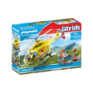 Playmobil - 71203 Rettungshelikopter, Multicolor