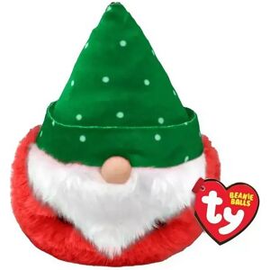 Ty - Turvey Der Weihnachtsgnom Ball, 7cm, Multicolor