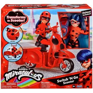 Bandai - Miraculous Scooter & Ladybug, Multicolor