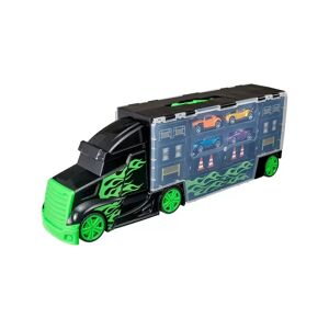 Hti - Transporter + 4 Cars, Multicolor