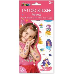 Avenir - Tattoos Sticker Prinzessinen, Multicolor