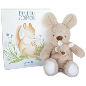 Doudou et Compagnie DOUDOU - Unicef Mama & Kind Känguru 25cm (2er Set)