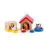 Hape Puppenhausmöbel »Haustiere aus Holz für Puppenhaus«, (Set, 12 tlg.) bunt