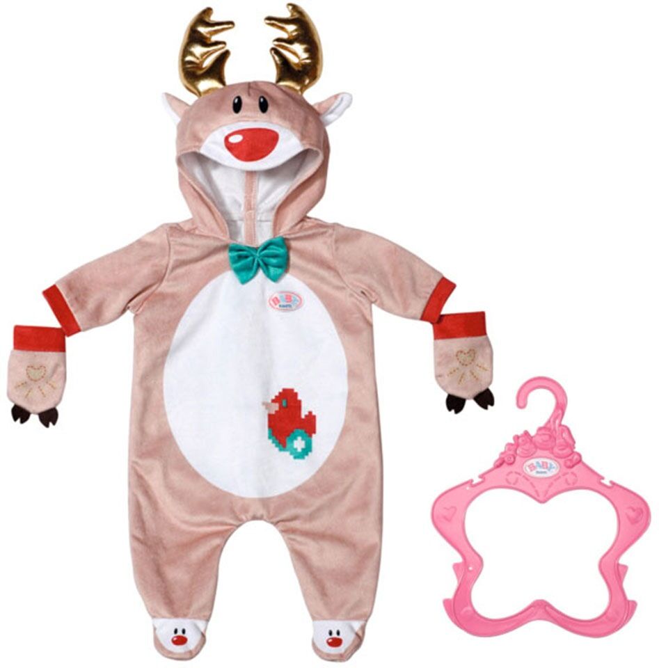 Baby Born Puppenkleidung »Rentier Onesie, 43 cm«, mit Kleiderbügel