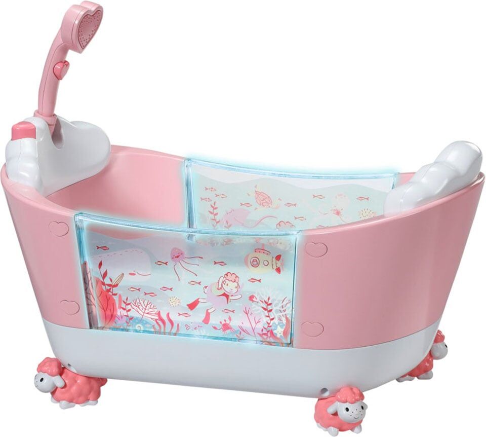 Baby Annabell Puppen Badewanne »Zauberwanne Badespiel«, mit Licht- und... rosa