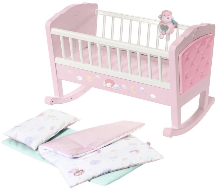 Baby Annabell Puppenwiege »Sweet Dreams«, mit Schlaflied und Schaukel-Automatik rosa