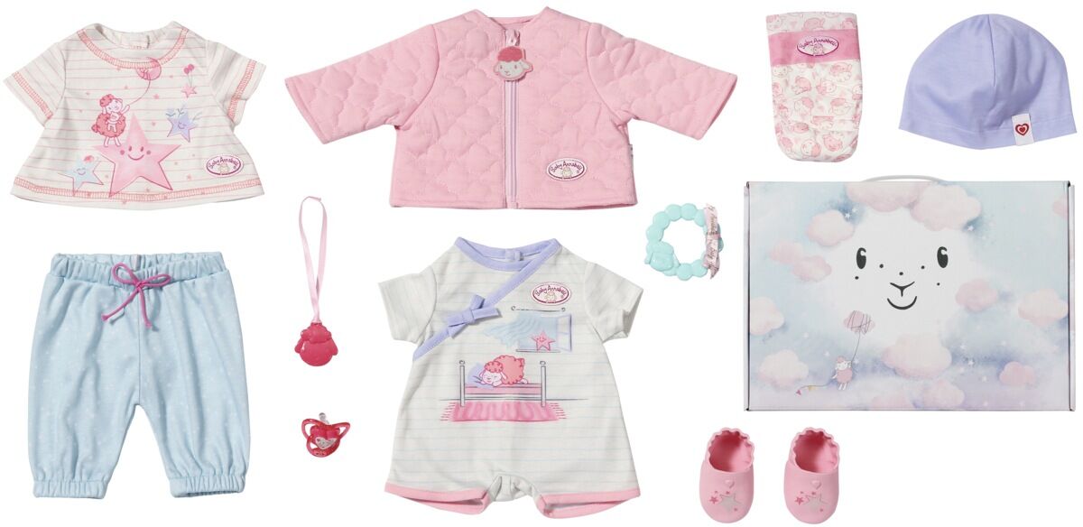 Baby Annabell Puppenkleidung »Kombi Set«, (Set, 10 tlg.) rosa