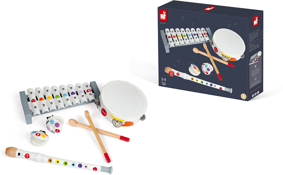 Janod Spielzeug-Musikinstrument »Konfetti«, (Set, 4 tlg.) bunt