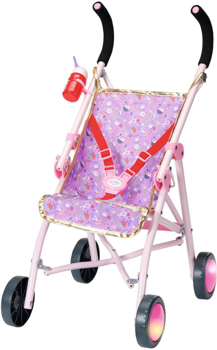 Baby Born Puppenbuggy »Happy Birthday Deluxe Buggy«, mit Lichteffekten bunt